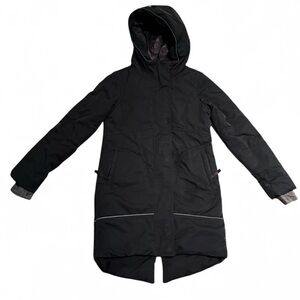 Ivivva Black Hooded Kids Coat